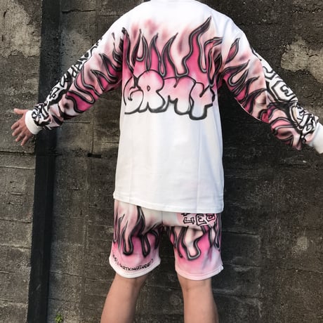 GRMY×Shirts King Phade/Flame Art  Long sleeve