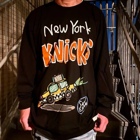 NBA × After School Special/NEWYORK KNICKS Longsleeve Tshirts "BLACK"