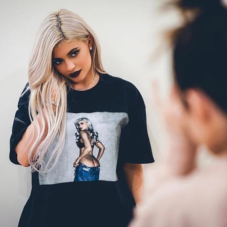 Kylie jenner/official tee ブラック