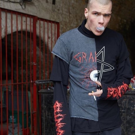 Granted/T-Shirt In Spliced Tour Print