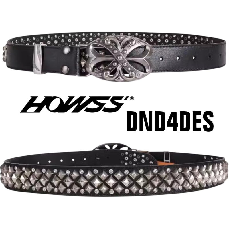 HOWSS × Dnd4des / Leather Belt | BINGOSTAR ・ ビン HOWSS × Dnd4des / Leather Belt | BINGOSTAR ・ ビン