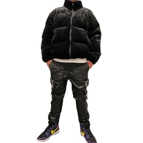 EPTM/FUR PUFFER  JACKET  "BLACK"