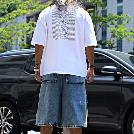 By The R/Pocket Denim Short Pants