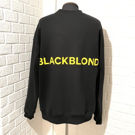 BLACK BLOND/BB logo smile  Crewneck Sweatshirt  (BLACK)
