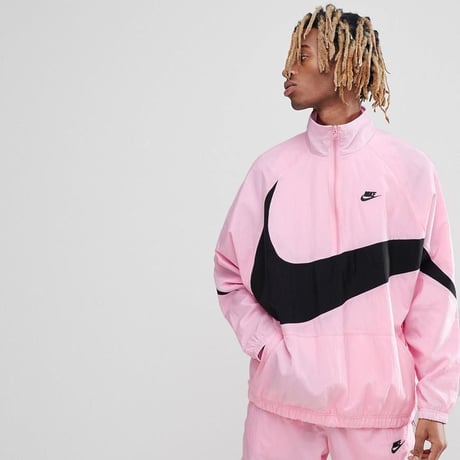 NIKE/UK規格 BIG SWOOSH ANORAK JACKET   ピンク