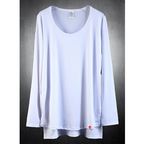 By The R/ Long LS Tee "WHITE/BLACK"