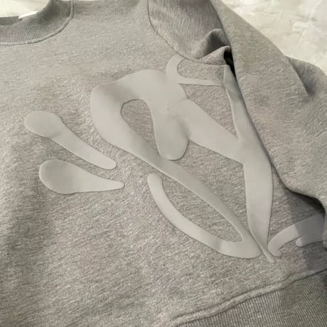SYNA WORLD / Logo Crewneck sweatshirt  (GRAY)
