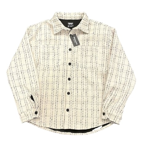 Mismatch NYC/Oversized Tweed shirts  jacket CREAM