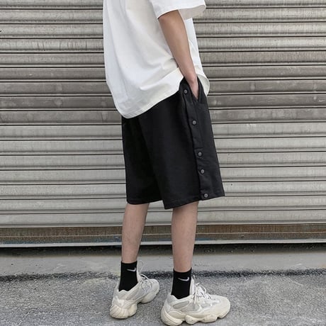 URKOOL/SNAP SHORTS　BLACK