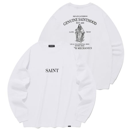 SAINT PAIN/GRACE LongSleeve Tee WHITE