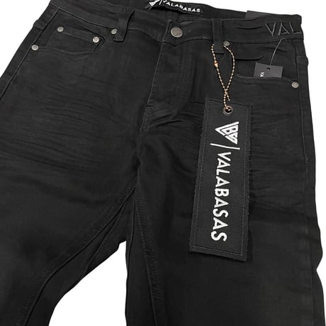 VALABASAS / Mr Stacked Denim  "BLACK"