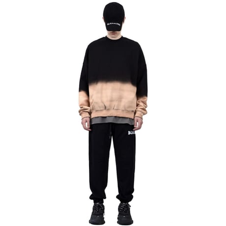 BLACK BLOND/BB bleached Crewneck Sweatshirt