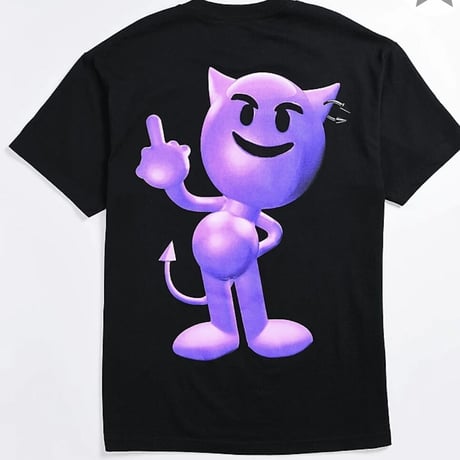 SUS BOY/LOGO DEVIL Tshirts  BLACK