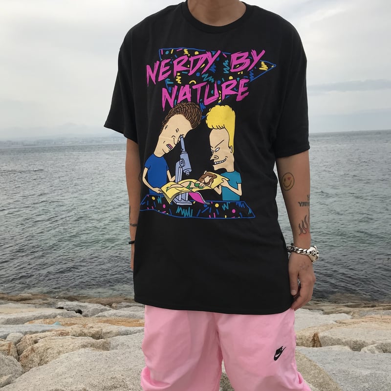 Beavis & Butthead/Nerdy By Nature Tee | BINGOST Beavis & Butthead/Nerdy By Nature Tee | BINGOST