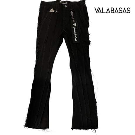 VALABASAS / Twisted Stack Denim  "BLACK"