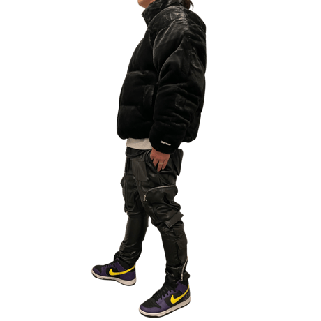 EPTM/FUR PUFFER  JACKET  "BLACK"