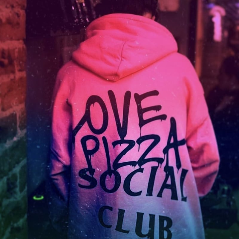 Felpa love pizza deals social club