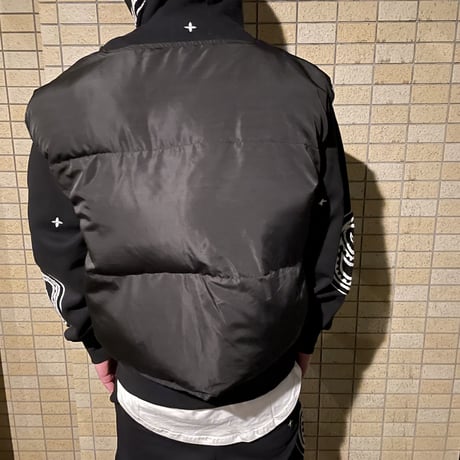 EPTM/PAISLEY PUFFER VEST（REVERSIBLE）”BLACK"