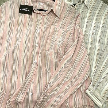 Mismatch NYC/LongHemp Shirts  (Pink/beige)