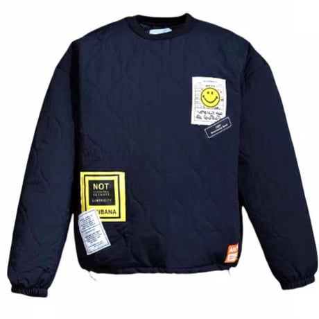 By The R/ Padded Wappen Hoodie BLACK