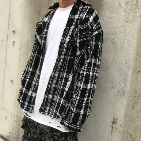 URKOOL/Tweed shirts Jacket