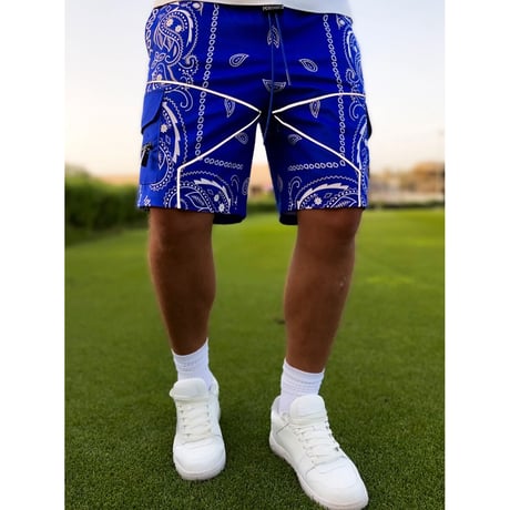 GUAPI/ BANDANA shorts  ”BLUE”