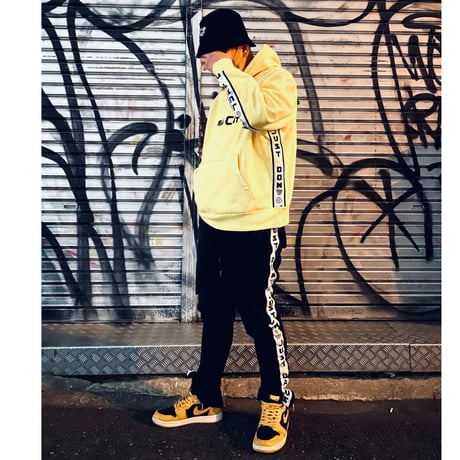 ALL CITY by Just Don / Logo Hoodie  YELLOW