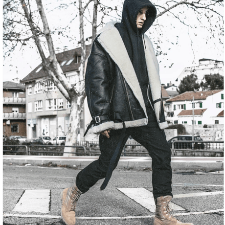 OverSized Boa Riders Jacket
