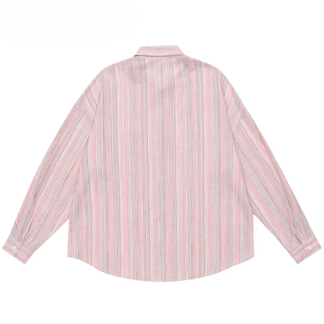 Mismatch NYC/LongHemp Shirts  (Pink/beige)