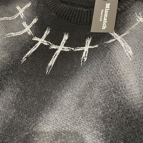 Mismatch NYC/ HandPaint Cross knit