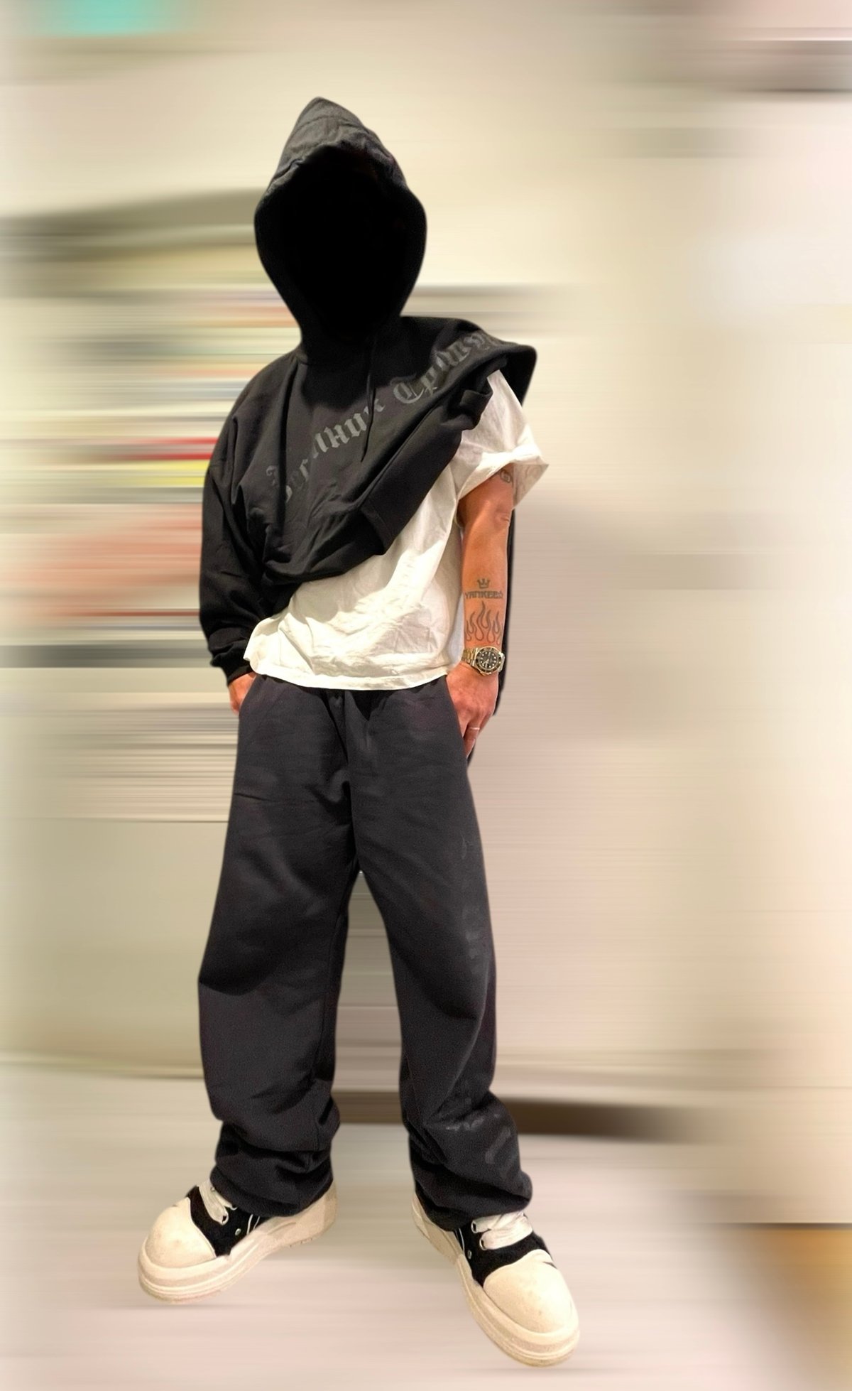 YEEZY × Gosha Rubchinskiy / Logo Wide Pants (S