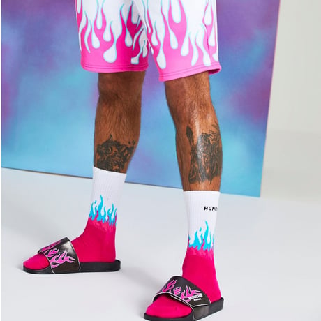 BOOHOO × Migos /FLAME SOCKS
