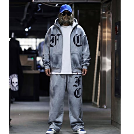 Spray Art Pants (SET UP)  BLACK/GRAY