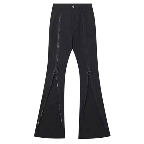 Mismatch NYC/ Big Zipper Flare Pants