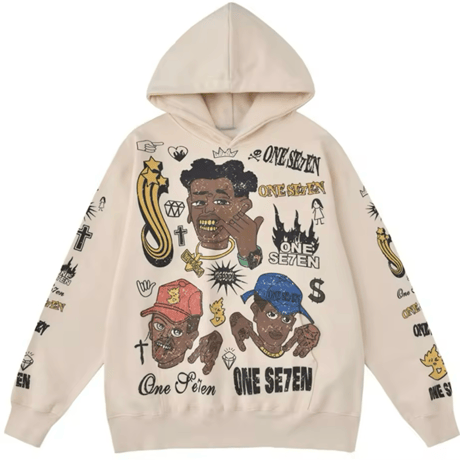 Mismatch NYC/Tatoo  graffiti  Hoodie