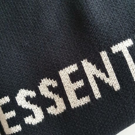 ESSENTIALS  fear of god /Knit Hoodie "BLACK"
