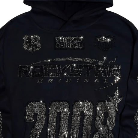 RockStar Original / Rhinestone Short Hoodie