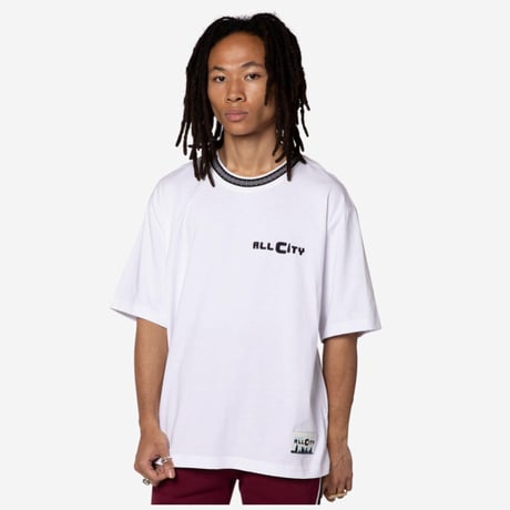 ALL CITY by Just Don / Logo Tshirt WHITE