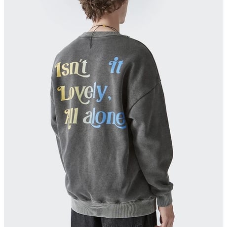 WOSS.official/Messege Crewneck Sweat