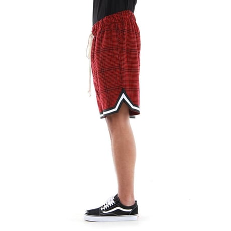 EPTM/BasketBall Shorts　RED CHECK