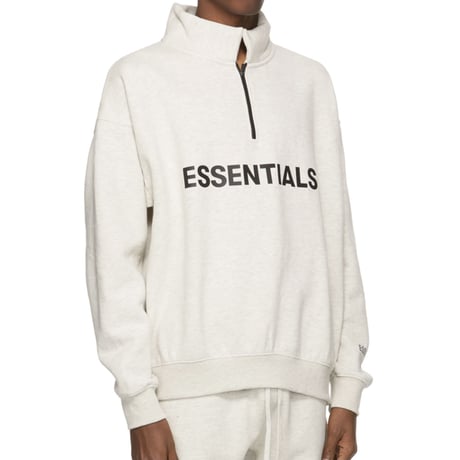 FOG Essentials/HALF ZIP pullover "OFF WHITE"