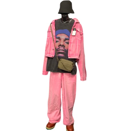 Mismatch NYC/Washed Pink Denim Set Up
