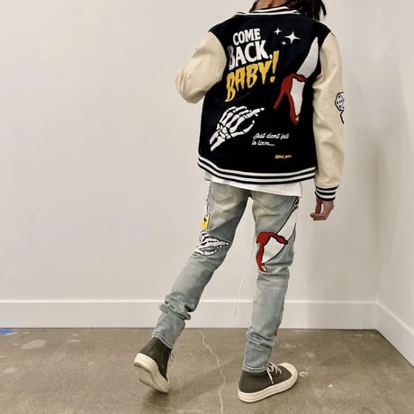 LIFTED UNCHORS/PUFF Print DENIM