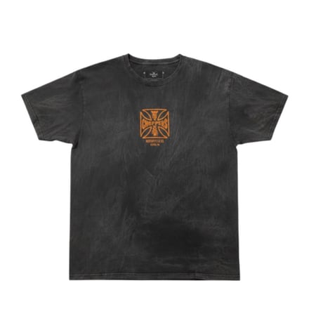 West Coast Choppers/ W.C.C Logo Tshirts "Wash Black"