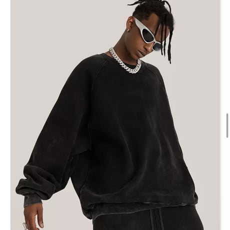 Mismatch NYC/Washed oversized crewneck (SET UP)