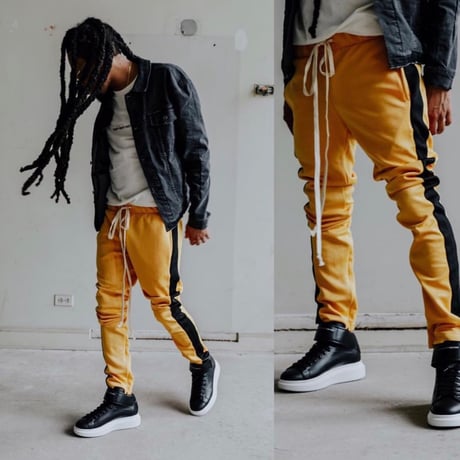 EPTM/トラックパンツ　Yellow×Black