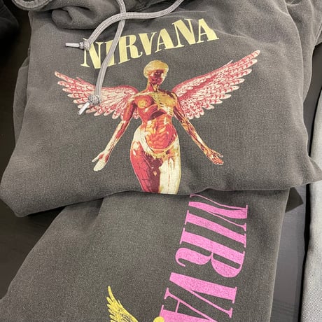 NIRVANA/Official hoodie  "Vintage GRAY"