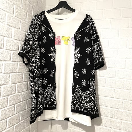 BOOHOO / knit Bandana shirts