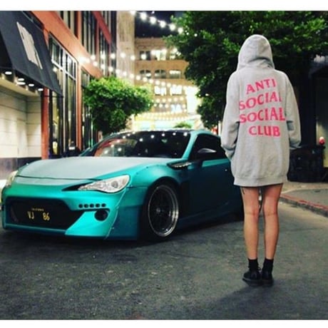 Anti Social Social Club/Logo フーディー　GRAY