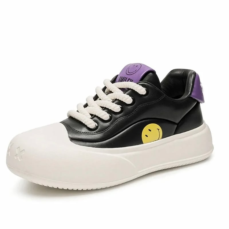 KillWinner ✖︎ SMILEY /Smile Leather Sneaker | B